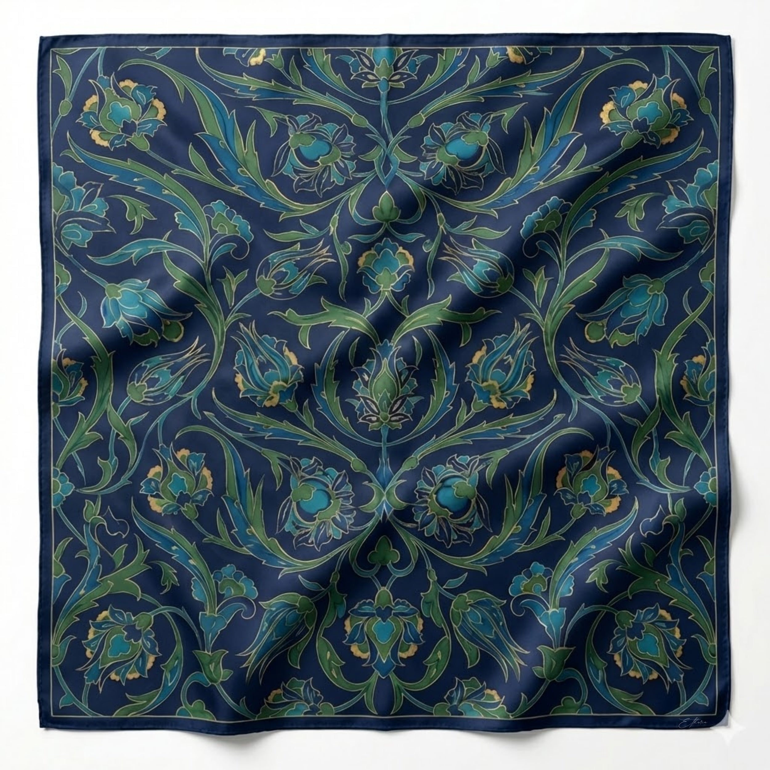 Saz-ı Efsun Twill İpek Eşarp